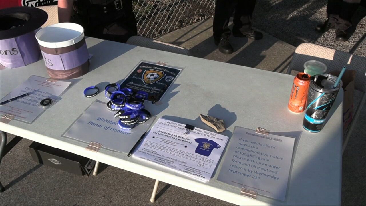 Officer Dominic Francis Honored at Bluffton Van Buren Soccer Game3.jpg